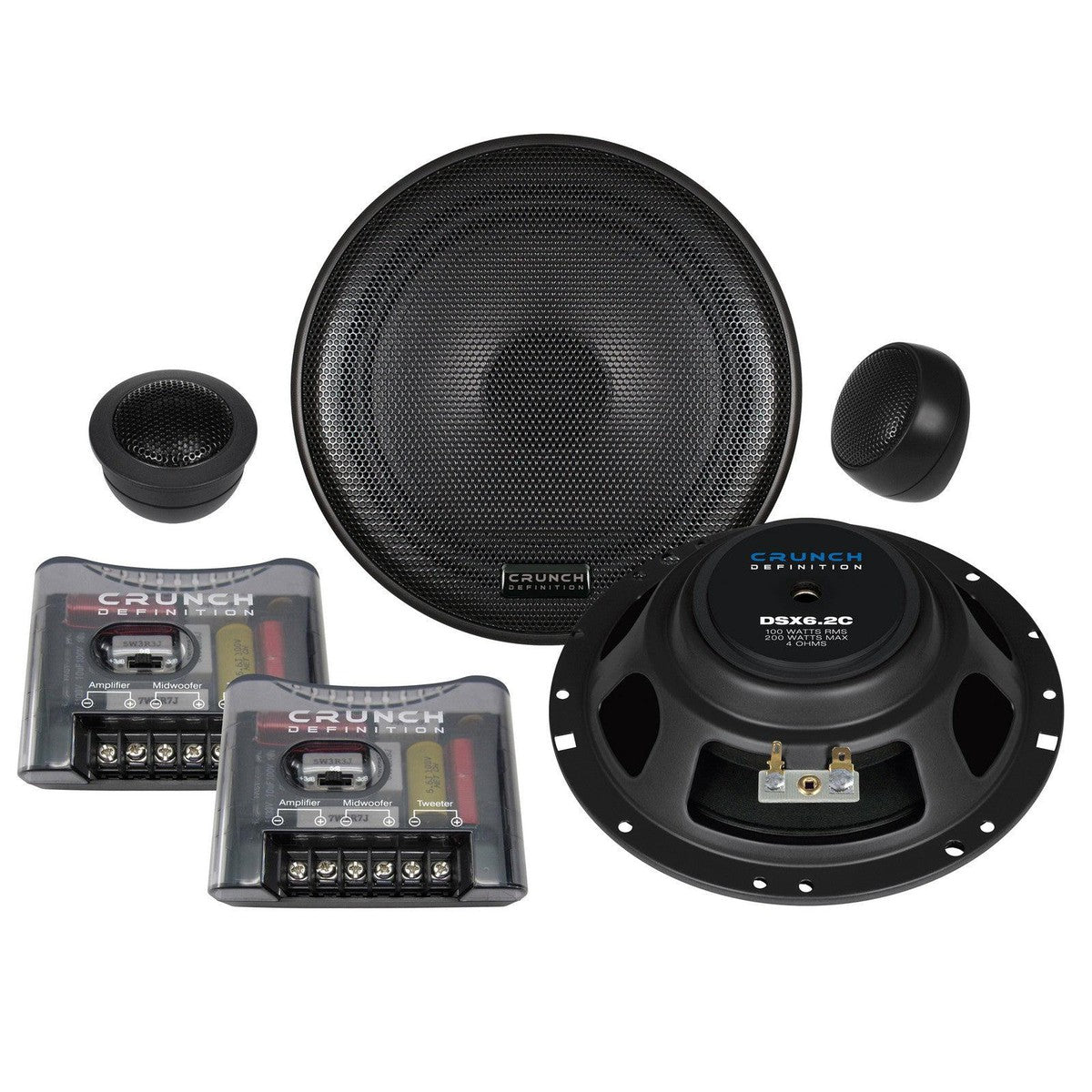 Crunch-DSX6.2C-6.5" (16,5cm) Speaker Set-Masori.de