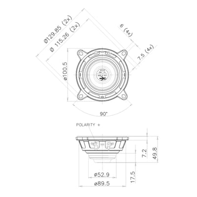 FaitalPro-4FE32-4" (10cm) midrange driver-Masori.de