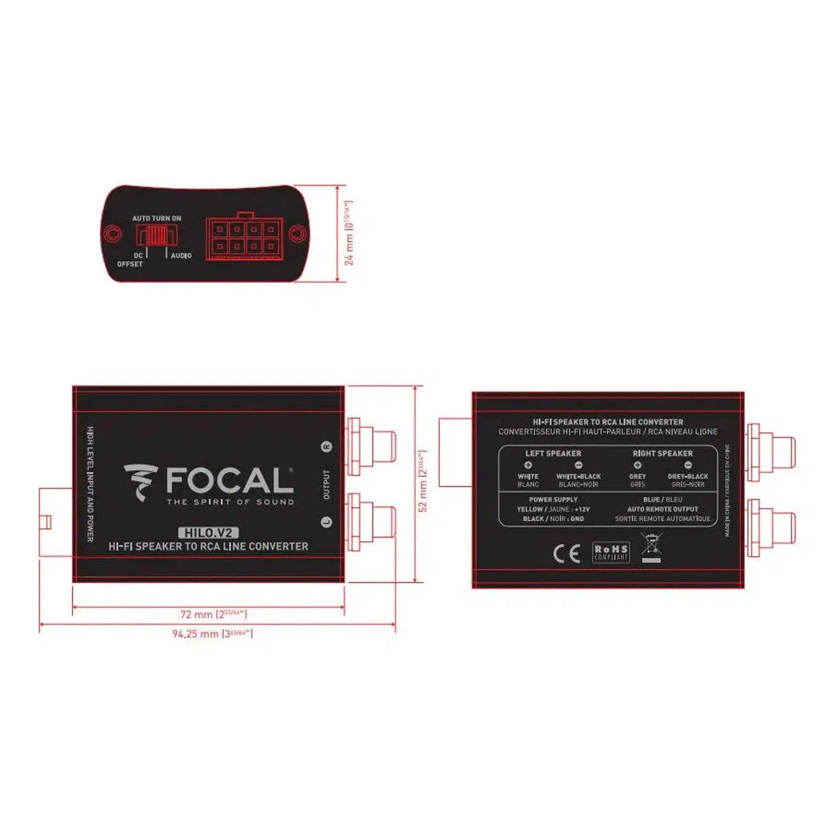 Focal-HILO-V3-High-Low Adapter-Masori.de