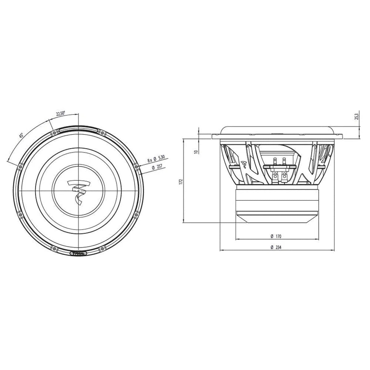 Focal-K2 Power E25KX-10" (25cm) Subwoofer-Masori.de