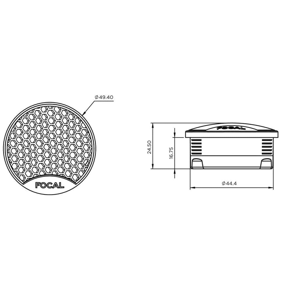 Focal-Slatefiber PS165SF-6.5" (16,5cm) Speaker Set-Masori.de