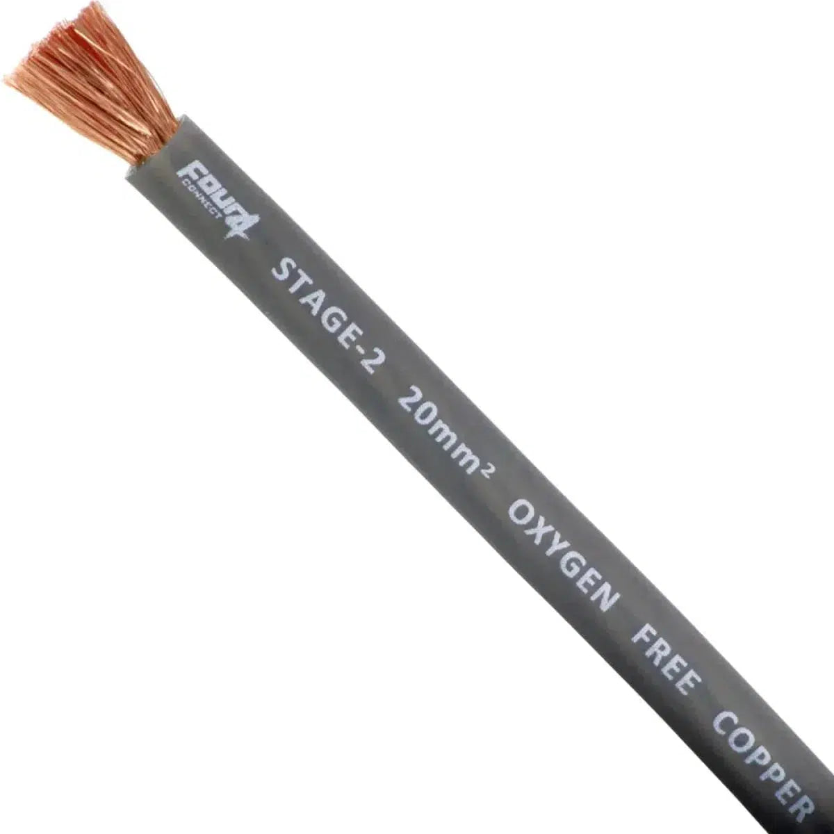 Four Connect-Stage2 20mm² OFC Ultra-Flex 50m-20mm² power cable-Masori.de