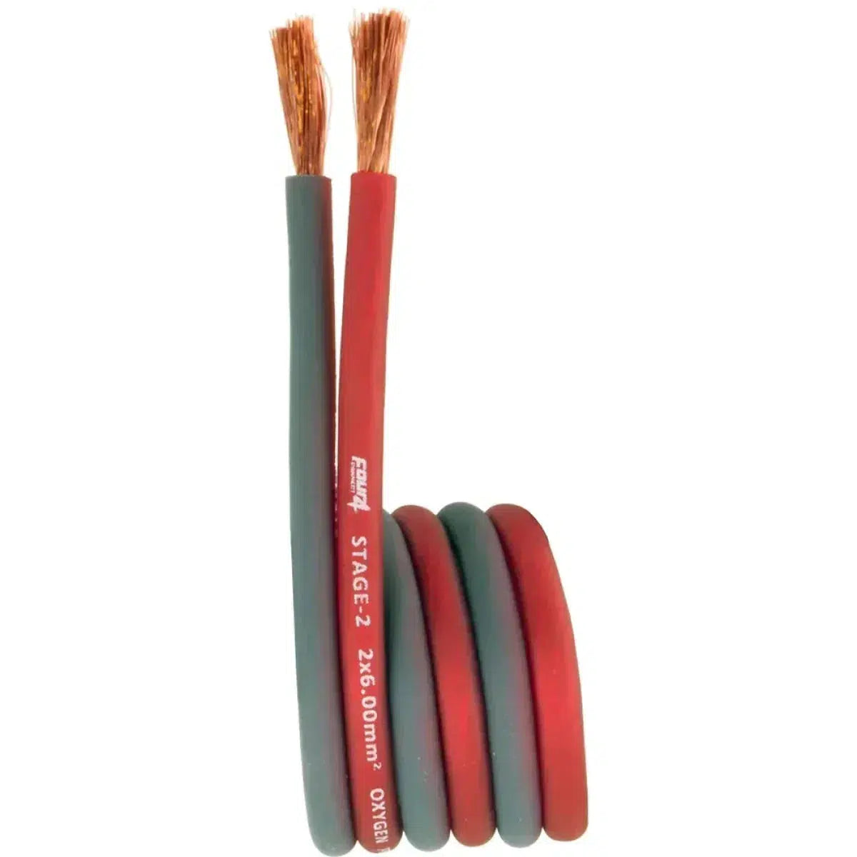 Four Connect-Stage2 2x6mm² OFC 70m-2x6mm² Loudspeaker cables-Masori.co.uk