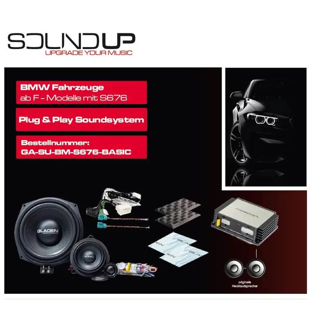 Gladen-Sound Up BM S676-BMW-complete-set-Masori.de