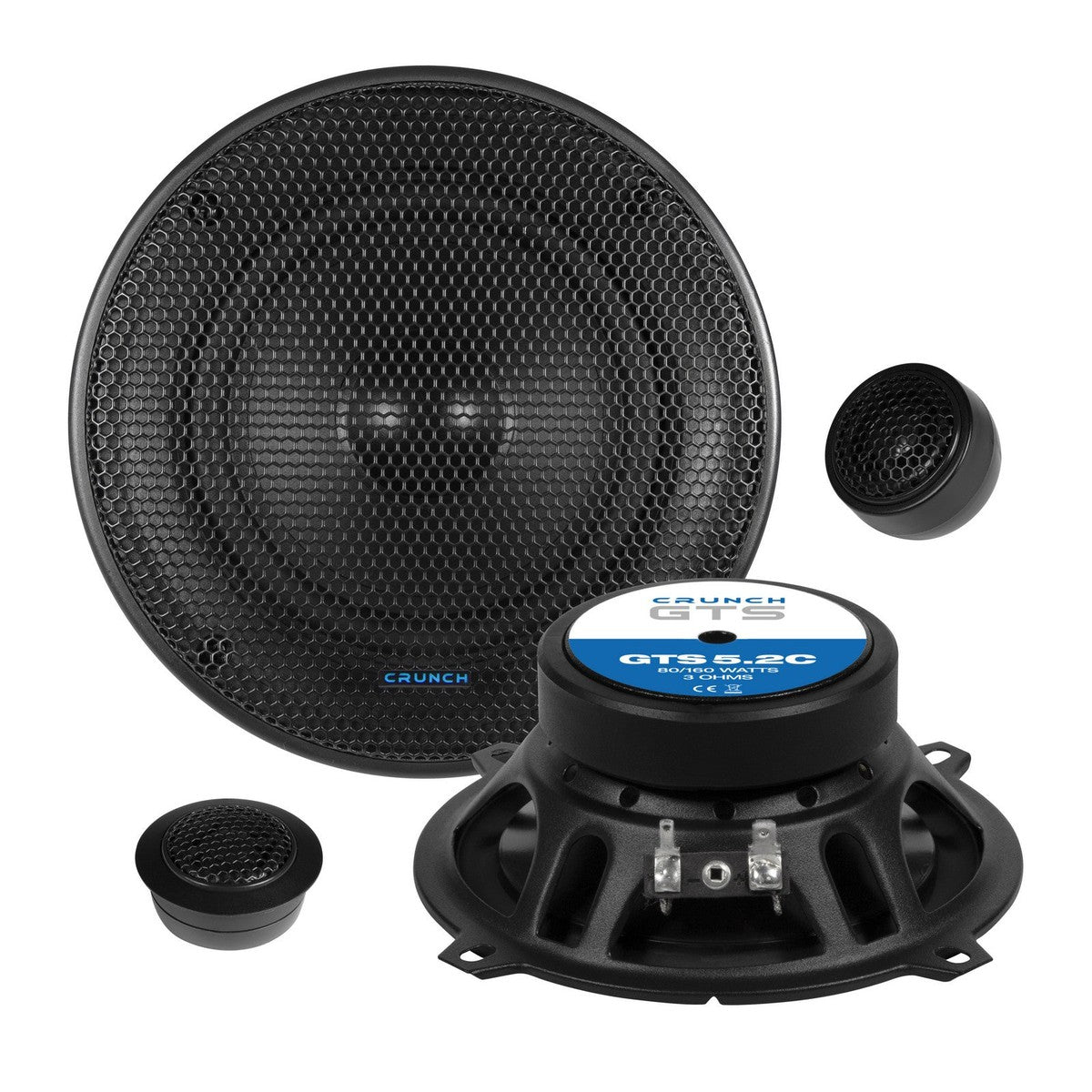 Crunch-GTS5.2C-5" (13cm) speaker set-Masori.de