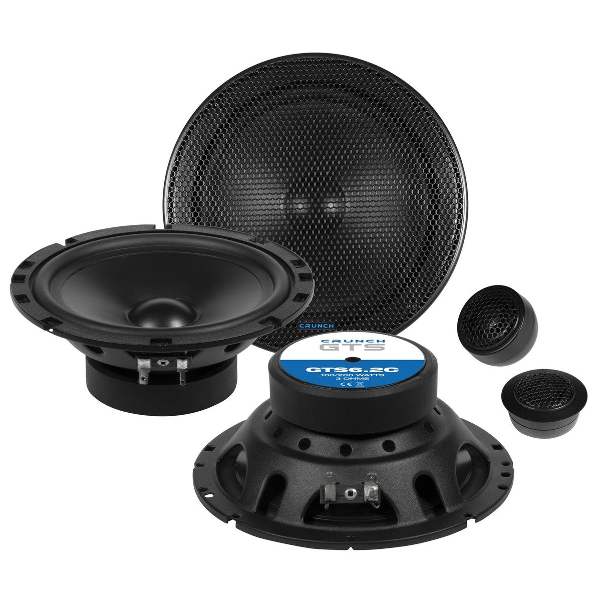 Crunch-GTS6.2C-6.5" (16,5cm) Speaker Set-Masori.de