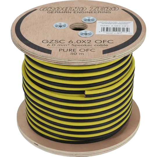 Ground Zero-GZSC 6.0X2 OFC-2x6mm² Loudspeaker cables-Masori.de