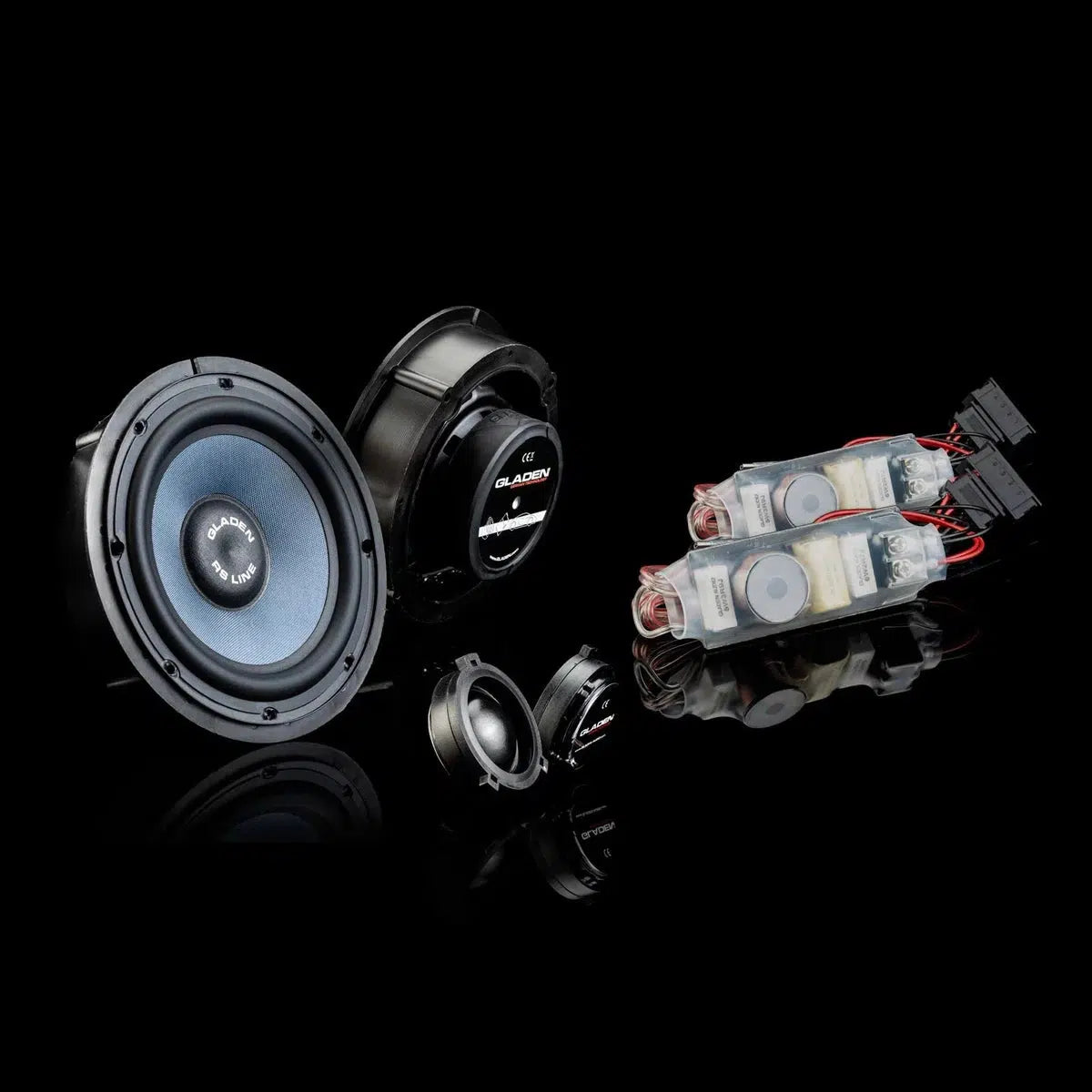 Gladen-ONE 165 Golf 4 RS VW speaker set-Masori.de