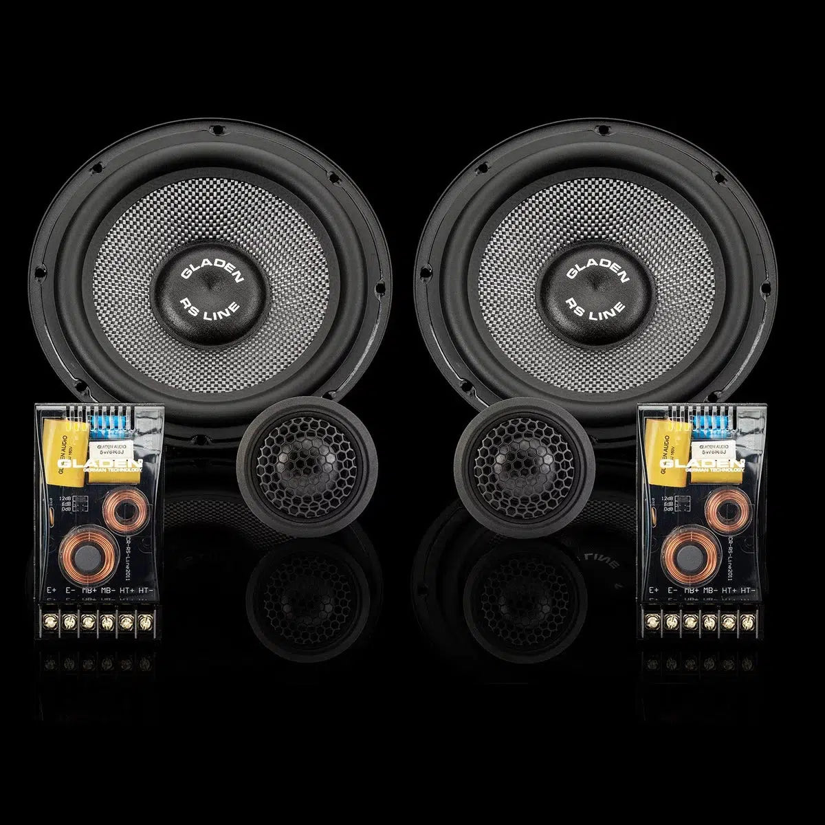 Gladen-RS 165 G2-6.5" (16,5cm) loudspeaker set-Masori.de