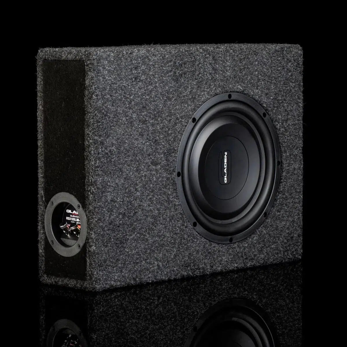 Gladen-RSX 10 Slim SB-CU-10" (25cm) cabinet subwoofer-Masori.de