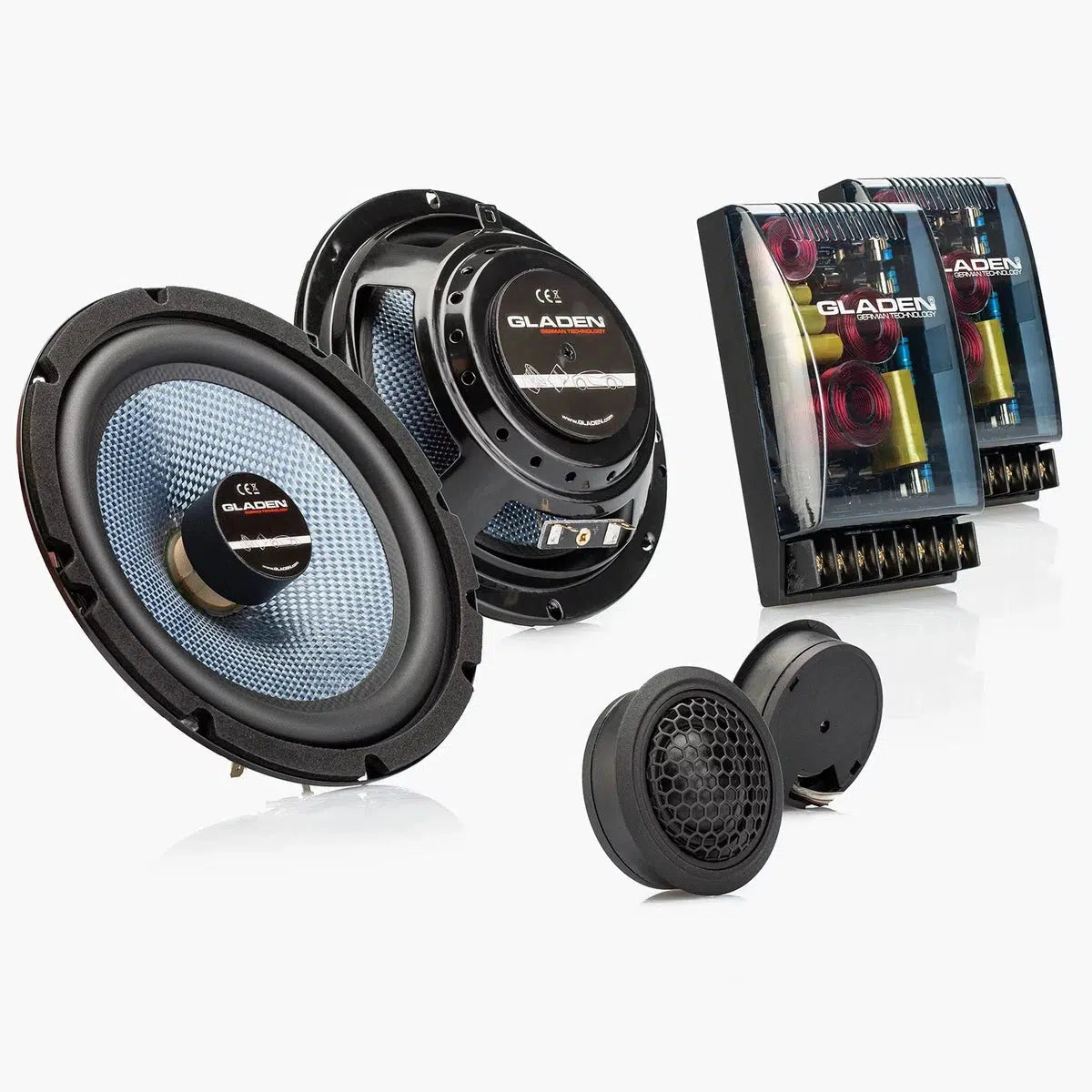 Gladen-SQX 165 SLIM-6.5" (16,5cm) loudspeaker set-Masori.de