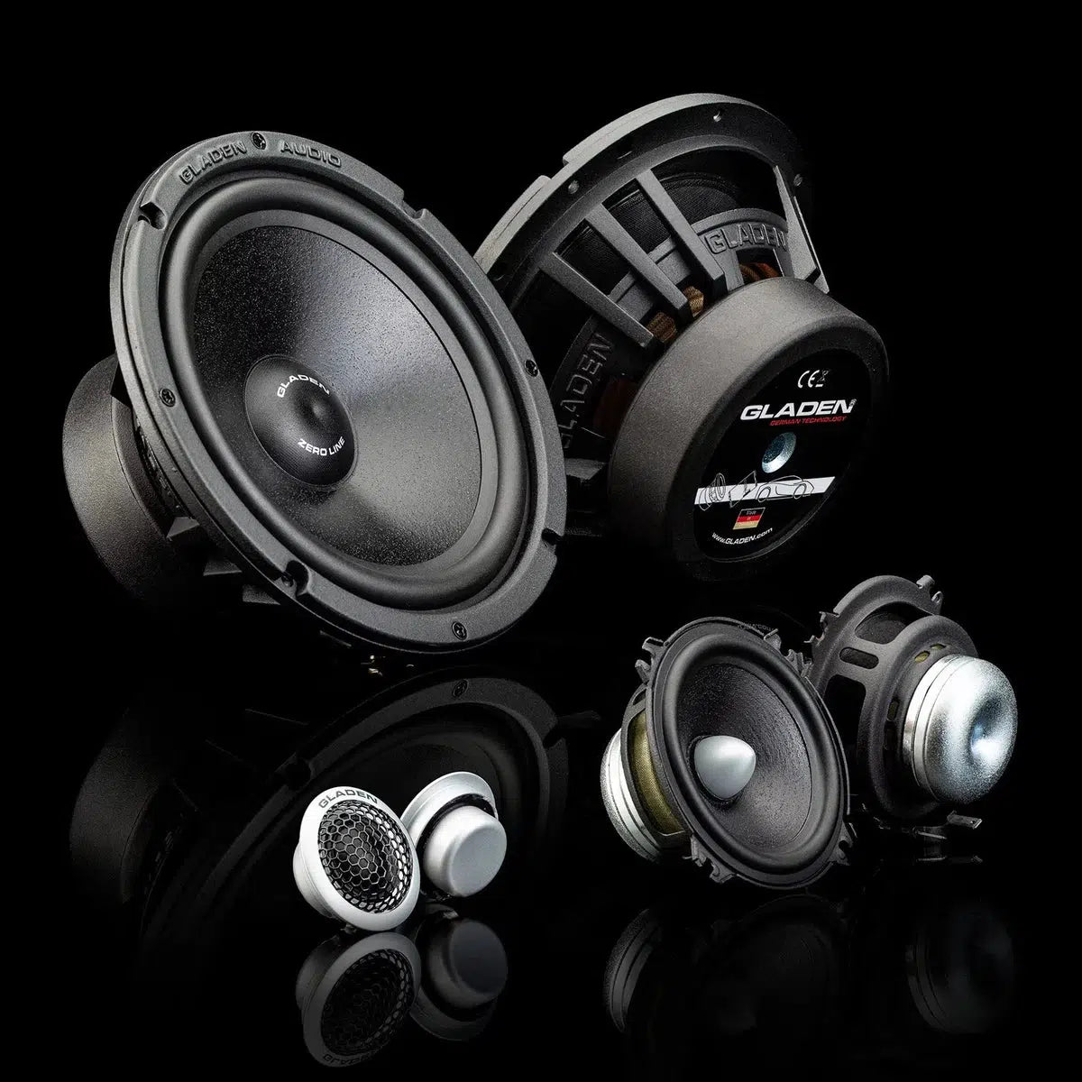 Gladen-Zero PRO 165.3-6.5" (16,5cm) speaker set-Masori.de