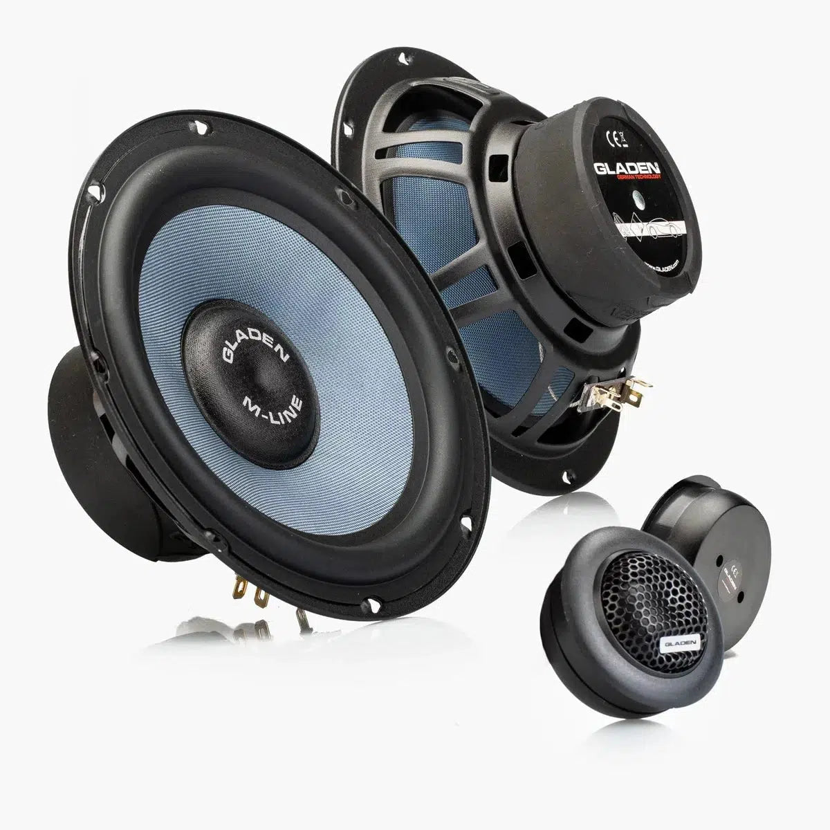 Gladen-M 165 G2-6.5" (16,5cm) loudspeaker set-Masori.de