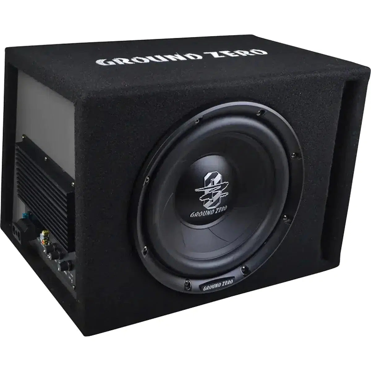 Ground Zero-Iridium GZIB 25BR-ACT-10" (25cm) Active Enclosure Subwoofer-Masori.de