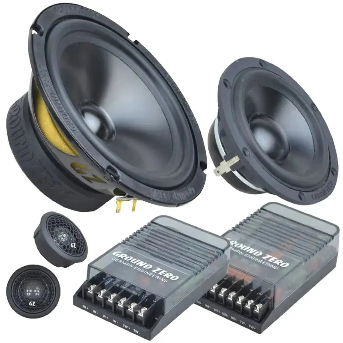 Ground Zero-Radioactive SQ GZRC 165.3SQ-6.5" (16,5cm) Speaker Set-Masori.de