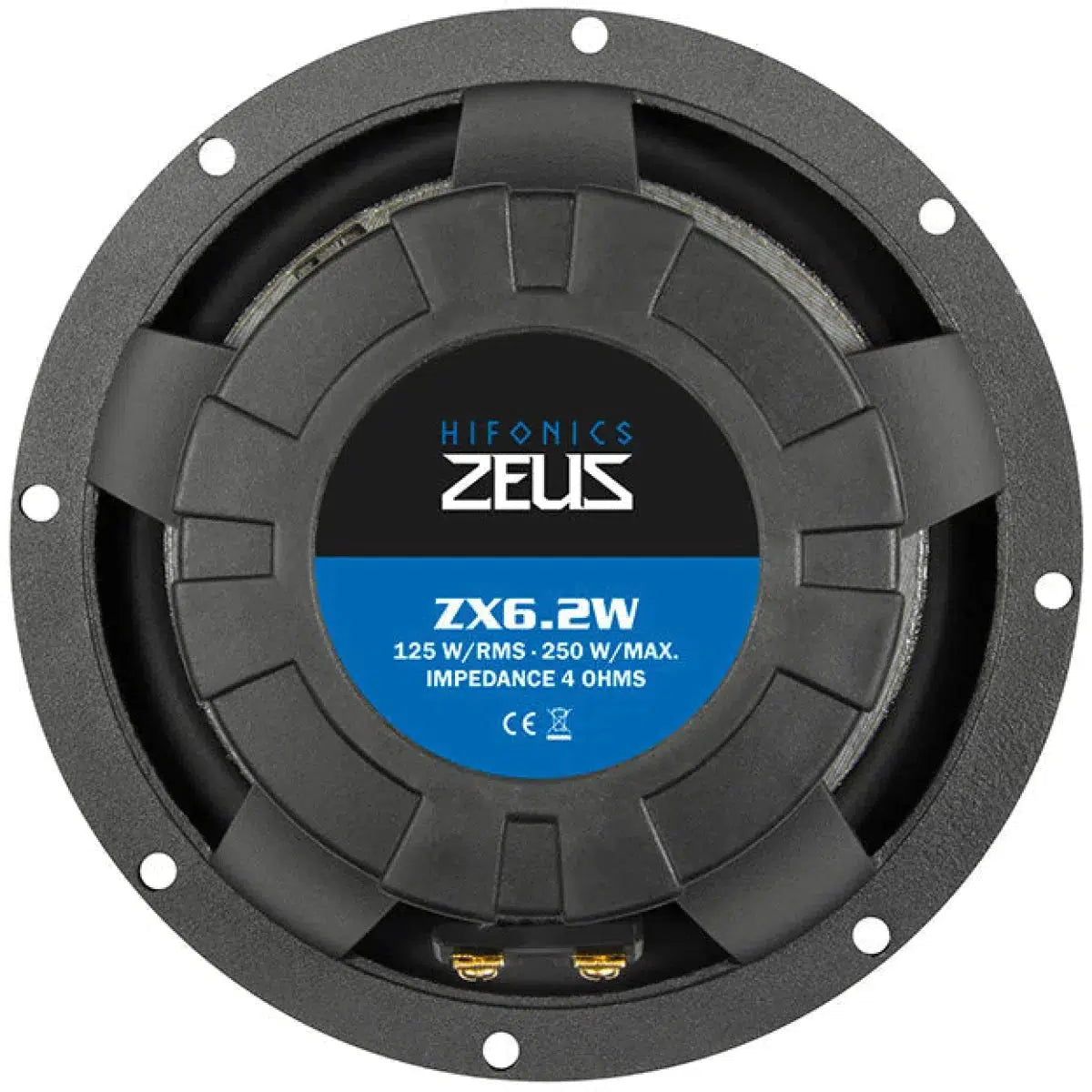 Hifonics-Zeus ZX-6.2W-6.5" (16,5cm) bass-midrange driver-Masori.de