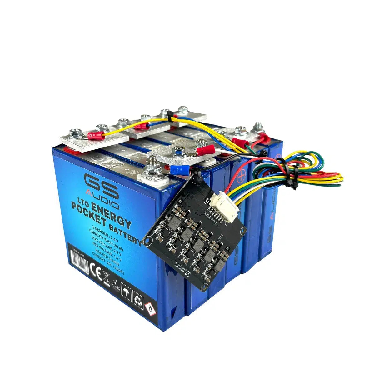 GS Audio-6 cells LTO prismatic battery pack 20Ah lithium - LTO-Masori.de