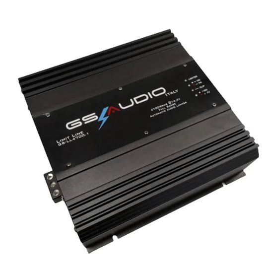 GS Audio-Limit Line GS-4700.1-1-Channel Amplifier-Masori.de