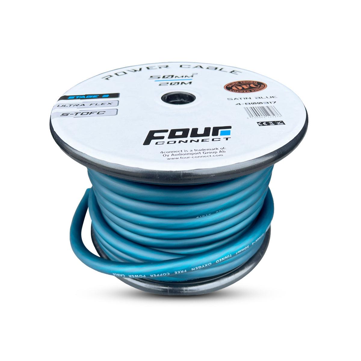 Four Connect-Stage3 50mm² S-TOFC Ultra-Flex 20m-50mm² power cable-Masori.de