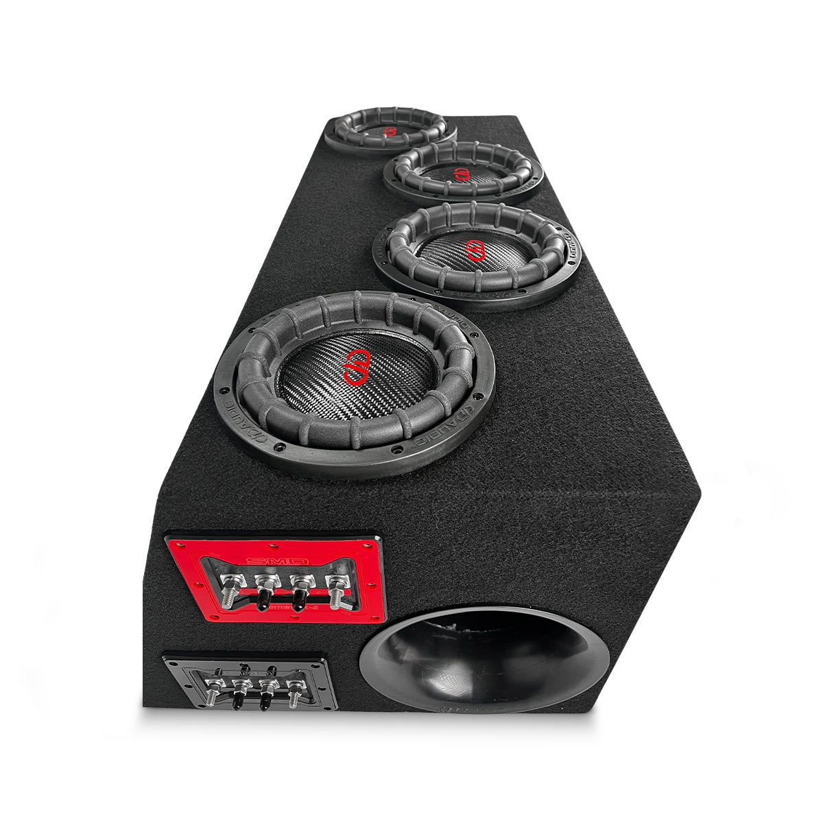 Masori-2508F 4fach Bassreflex-8" (20cm) Gehäusesubwoofer-Masori.de