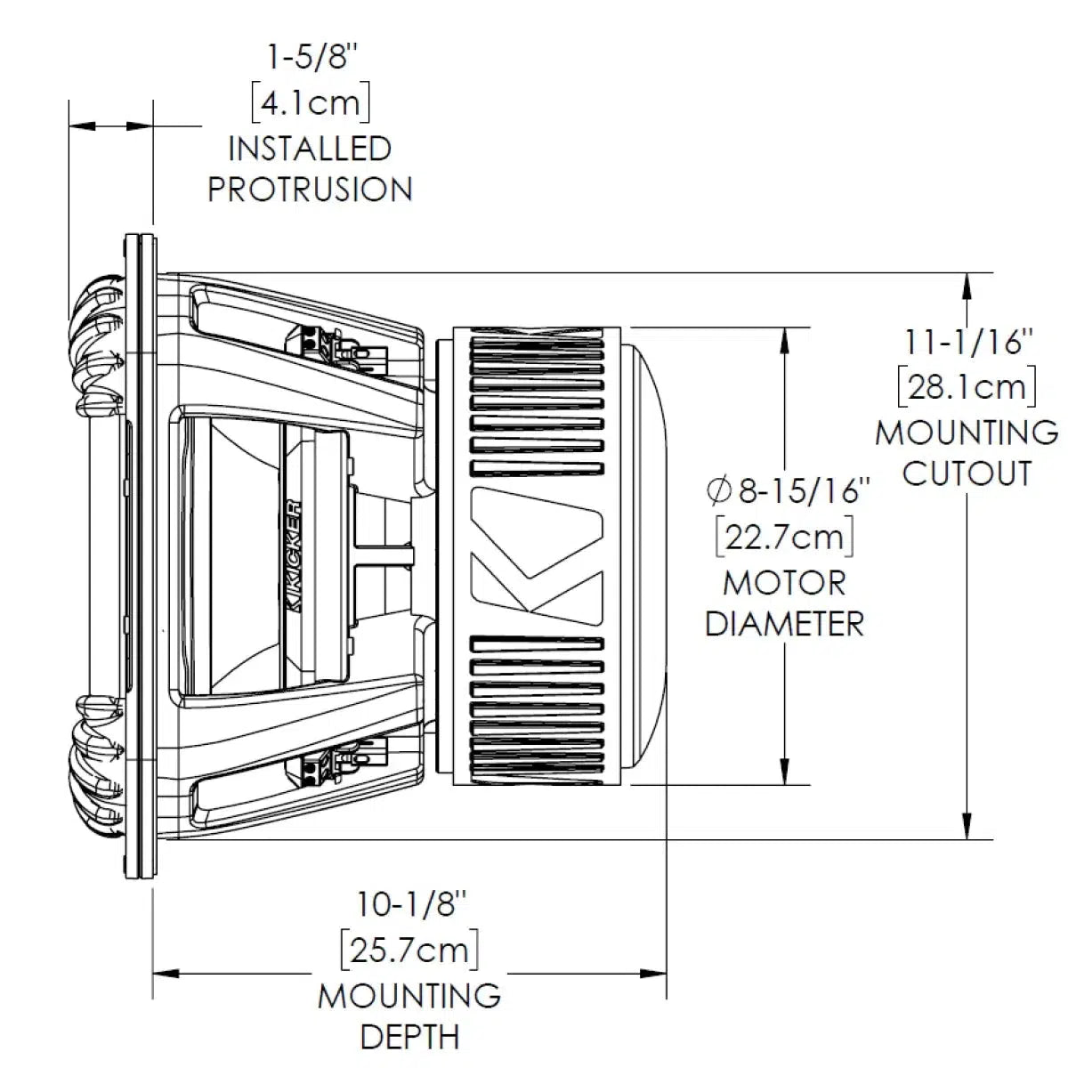 Kicker-SoloX L7X 12-12" (30cm) Subwoofer-Masori.de