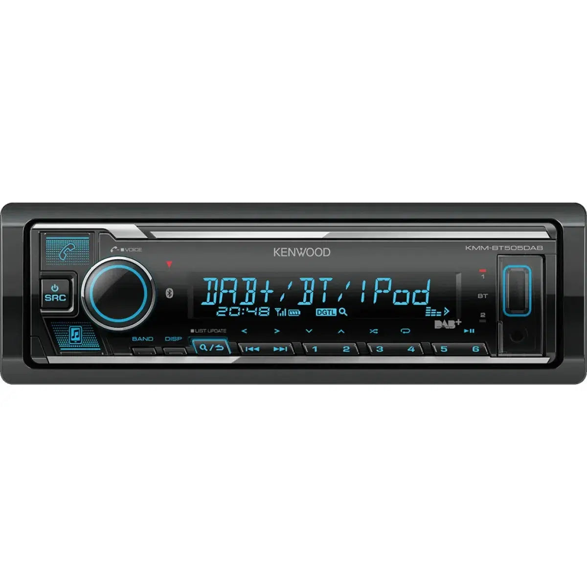 Kenwood-KMMBT508DAB-1-DIN Car Radio-Masori.de