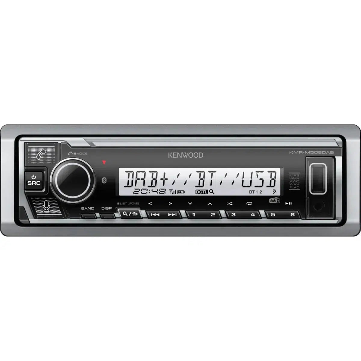 Kenwood-KMR-M508DAB-1-DIN Car Radio-Masori.de