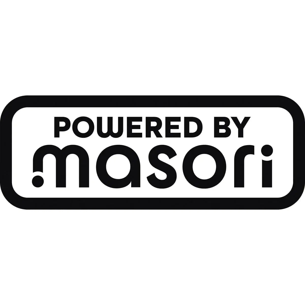 Masori-POWERED BY MASORI Hologram Sticker-Sticker-Masori.de