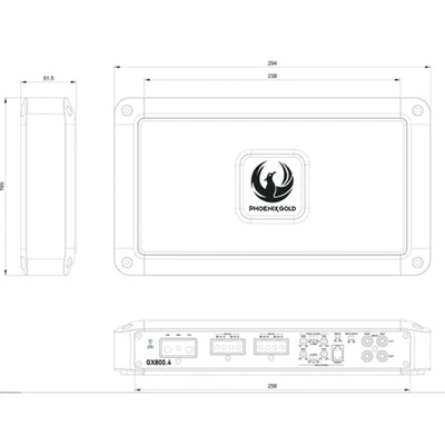 Phoenix Gold-GX800.4-4-Channel Amplifier-Masori.de