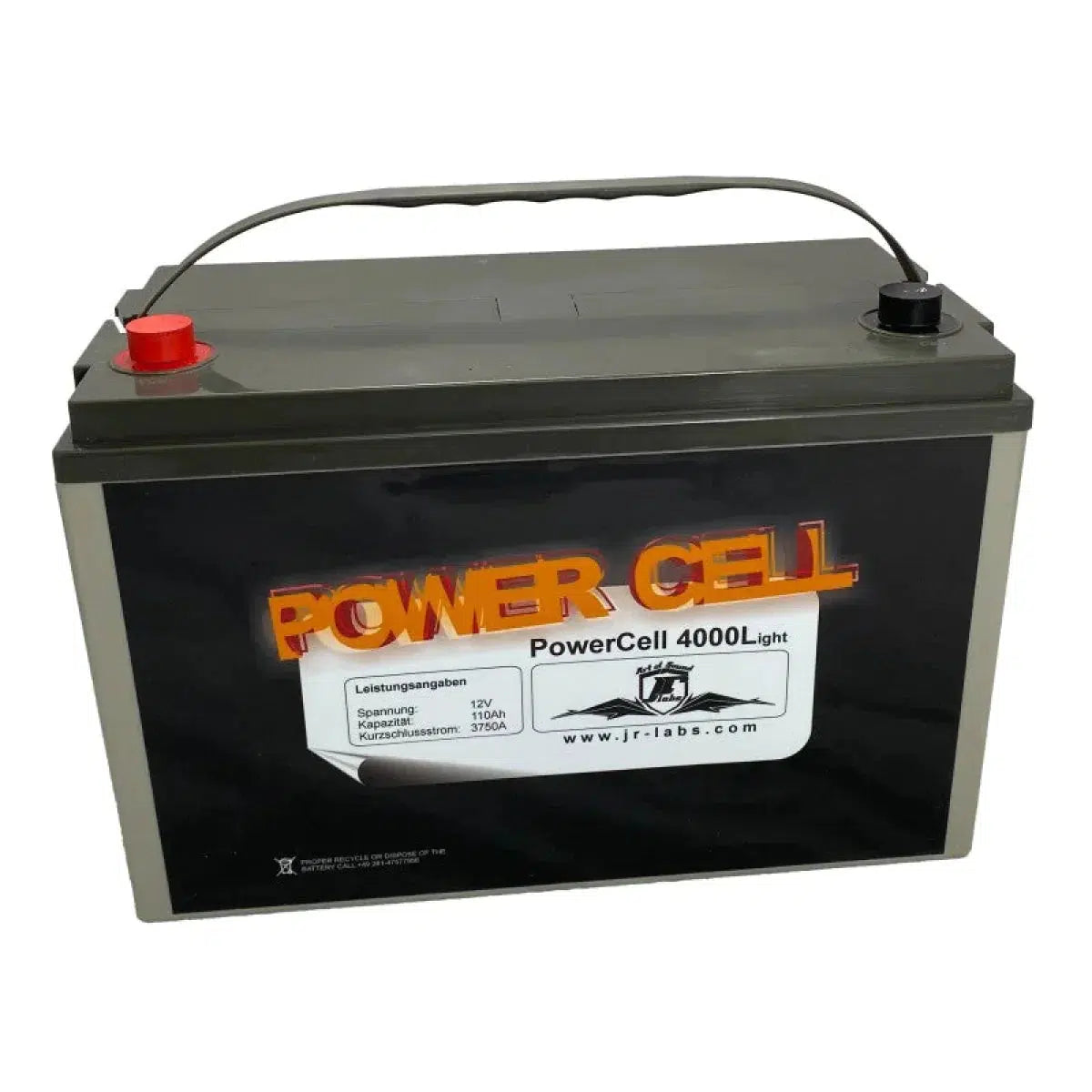 Power Cell-4000 - 115Ah AGM-AGM Battery-Masori.de
