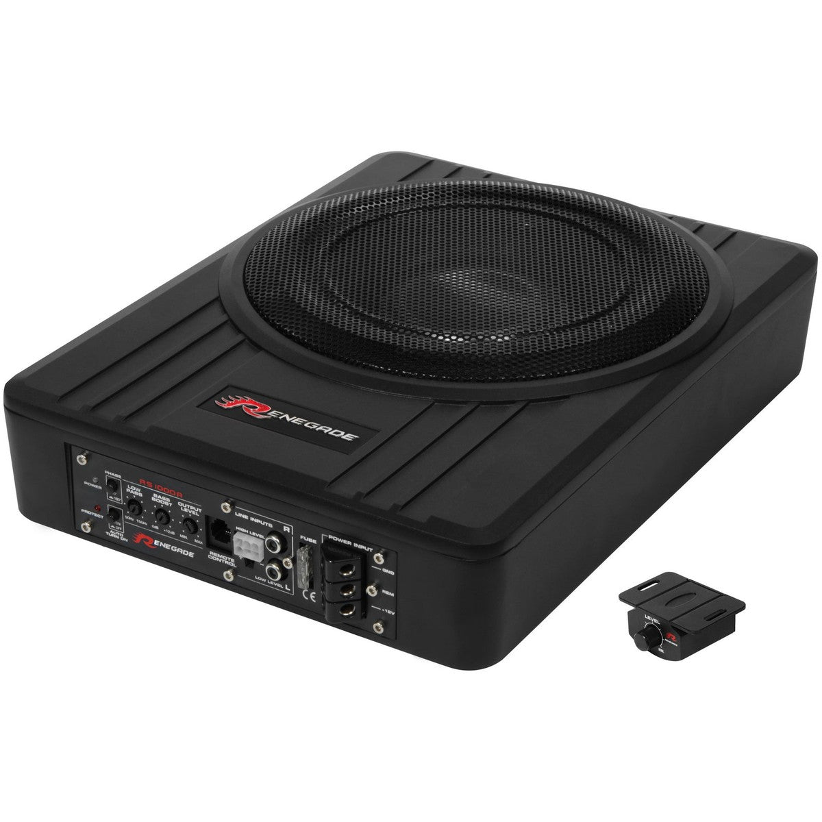 Renegade-RS1000A-10" (25cm) Active Enclosure Subwoofer-Masori.de