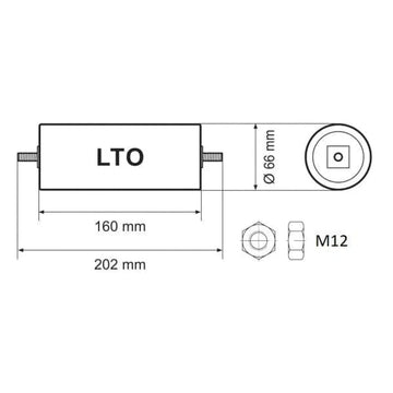 Yinlong-66160K 2,3V - 45Ah LTO A-Grade-Lithium - LTO-Masori.de