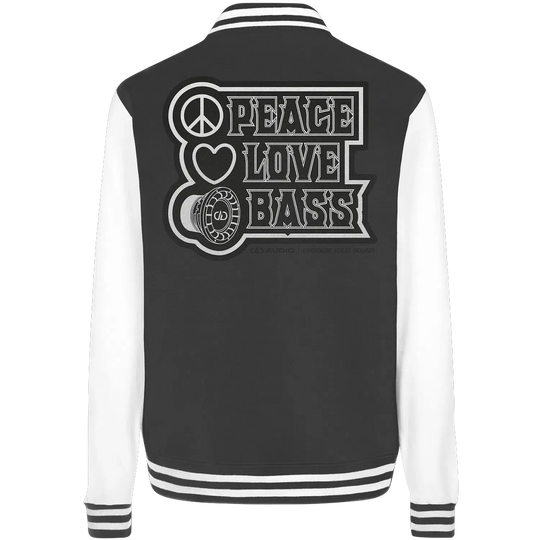 DD Audio-Peace love bass College Jacket-Jacken/ Zipper-masori-kaufen