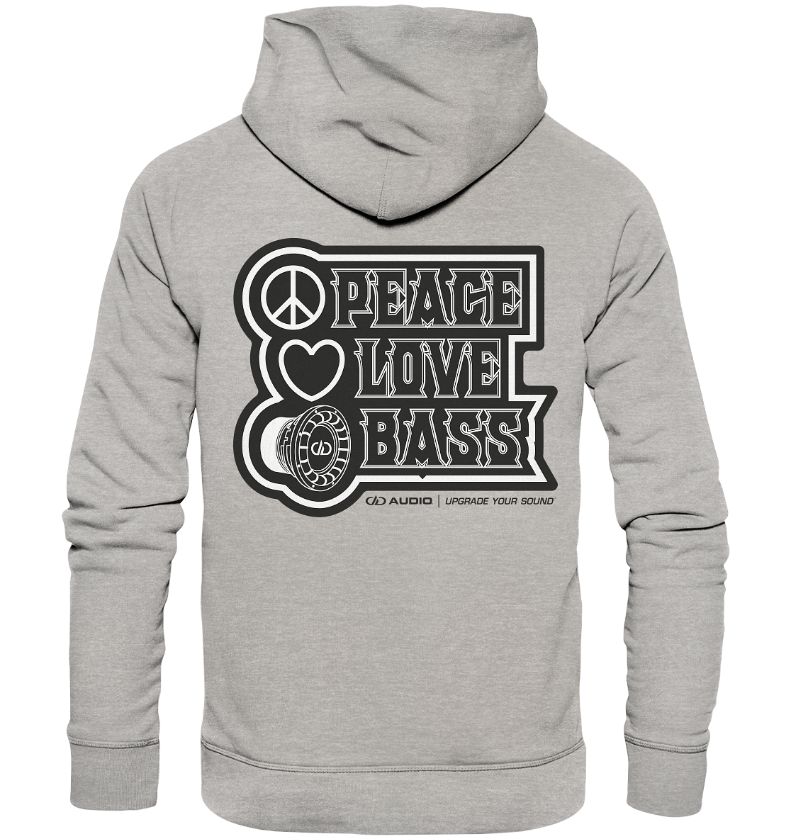 DD Audio-Peace love bass Hoodie-Hoodie-Masori.de