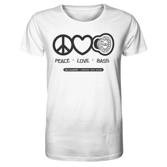 DD Audio-Peace love bass Shirt-T-Shirt-masori-kaufen