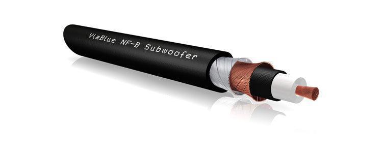 VIABLUE™ NF-B subwoofer RCA cable by the meter