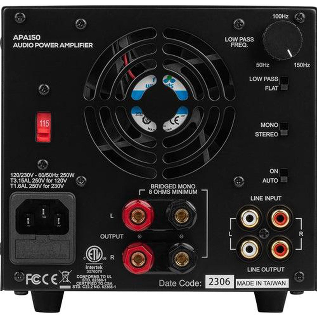 Dayton Audio-APA150-1-Amplificador de canal-Masori.de