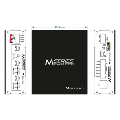 Sistema de audio-M-300.1 Amplificador de 1 canal MD-Masori.de