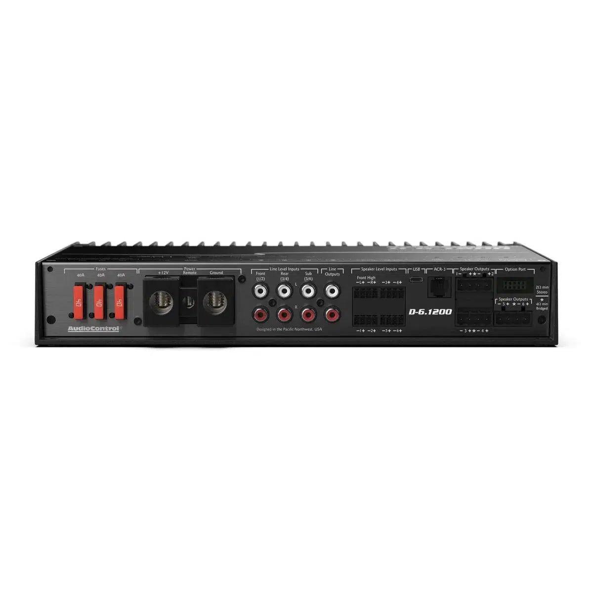 Audiocontrol-D-6.1200 Amplificador DSP de 6 canales-Masori.de