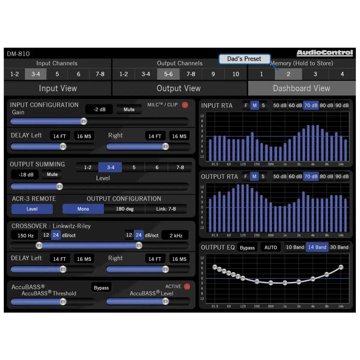 Audiocontrol-DM-608-DSP de 8 canales-Masori.de