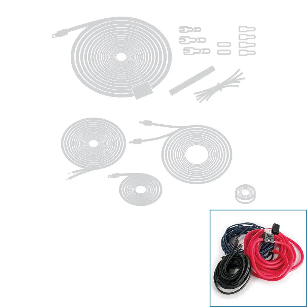 Conexión Audison-Primer cable de alimentación FSK 350,1-10 mm²-Masori.de