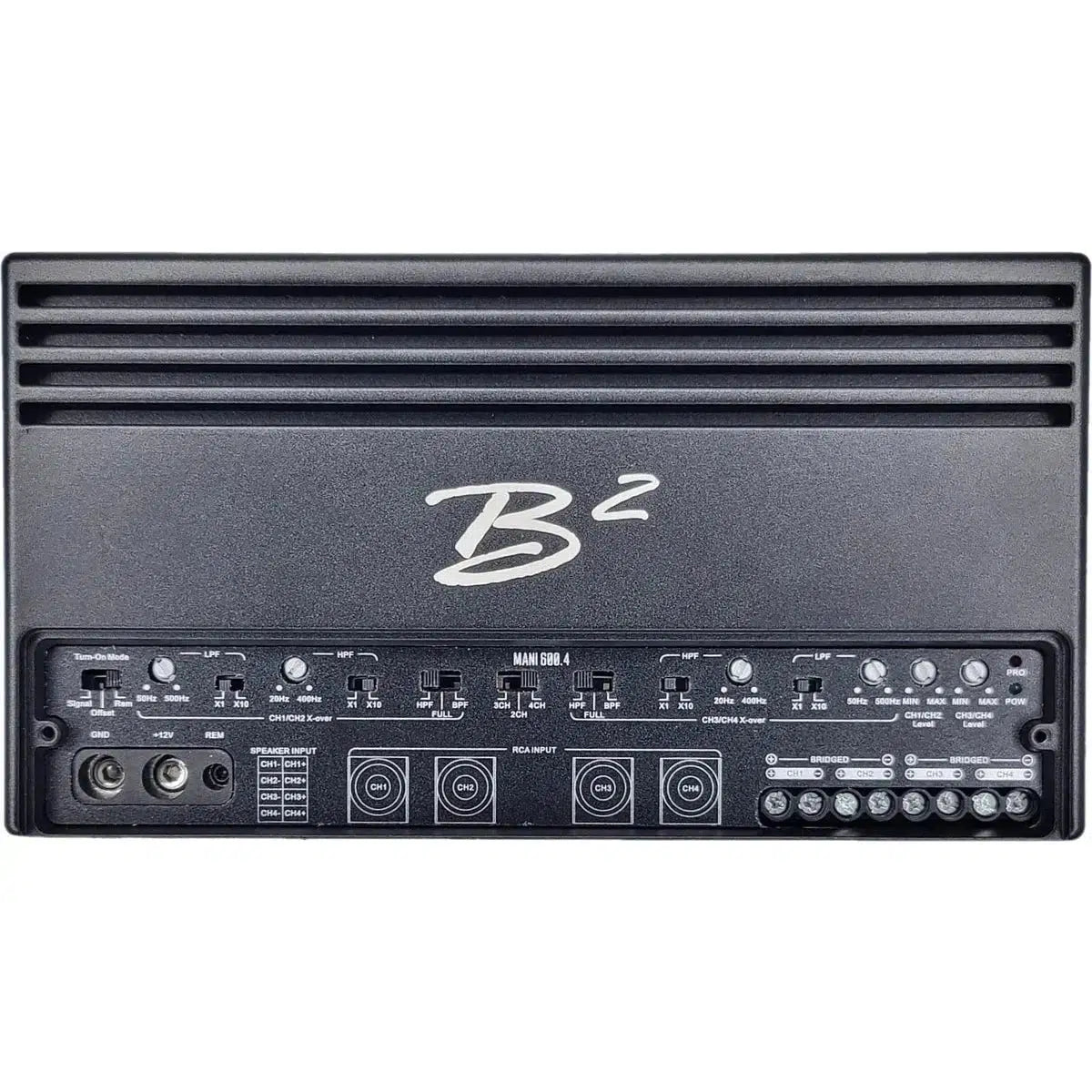 B2 Audio-Mani 600.4-Amplificador de 4 canales-Masori.de