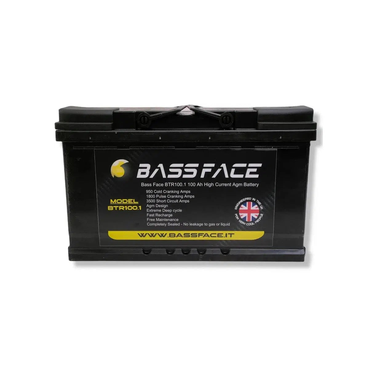 Bassface-BTR100.1 - 100Ah AGM-AGM Batería-Masori.de