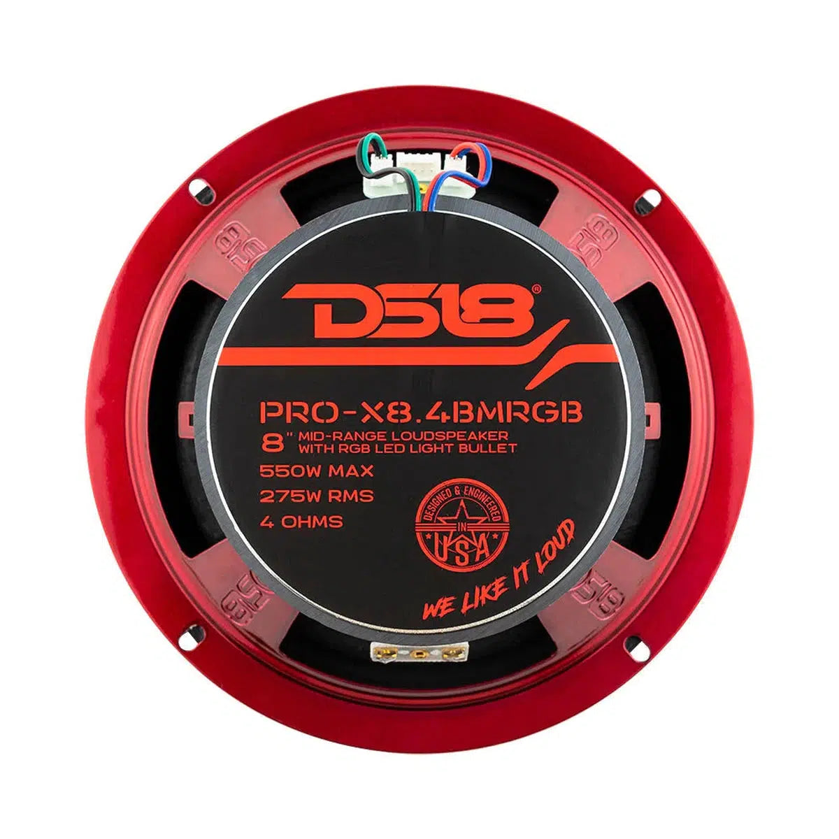 DS18-PRO-X8.4BMRGB Transductor de graves y medios de 8" (20 cm)-Masori.de