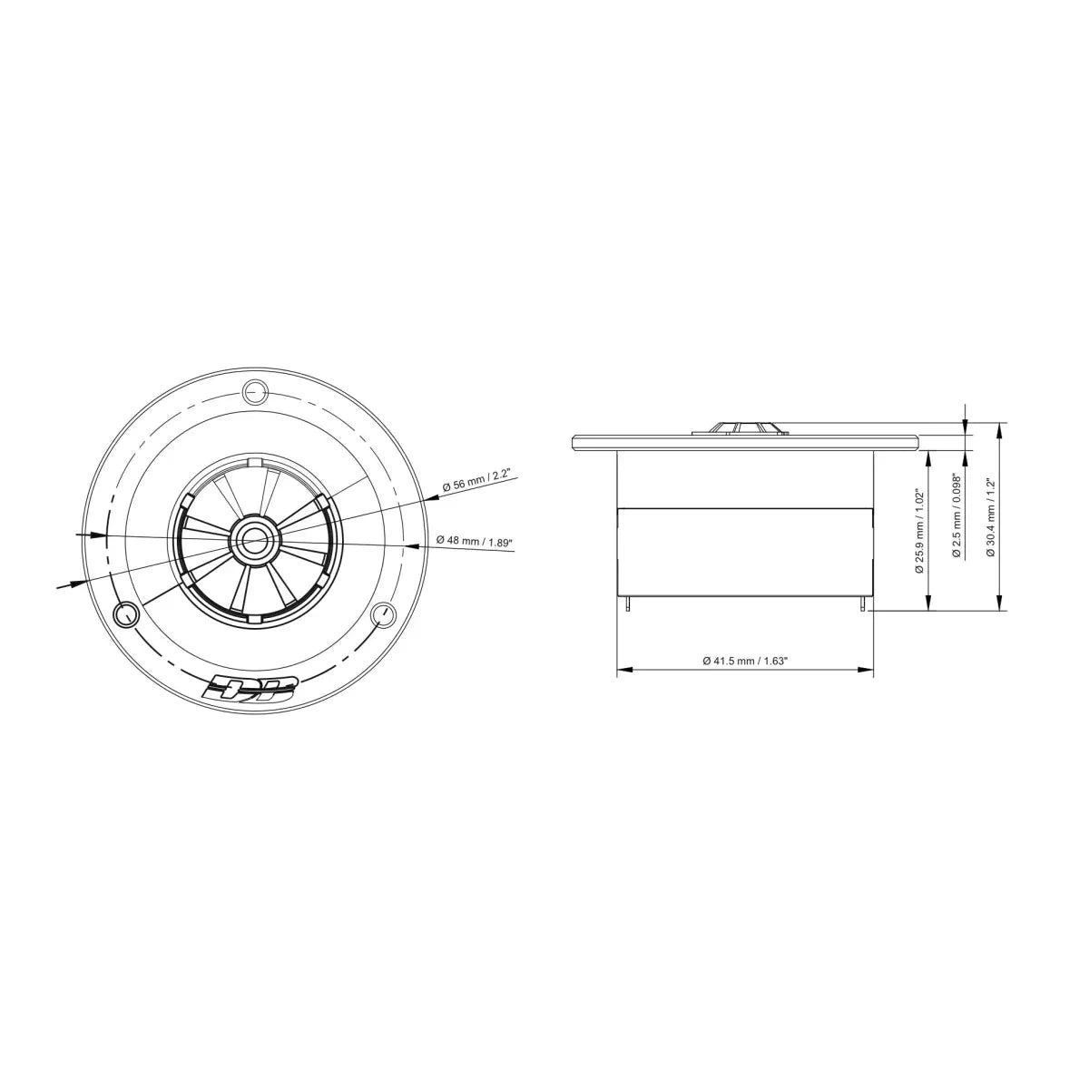 Sordo Bonce-Machete MFT-25-Cuerno-Tweeter-Masori.de