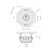 FaitalPro-W8N8-150 Transductor de graves y medios de 8" (20 cm)-Masori.de