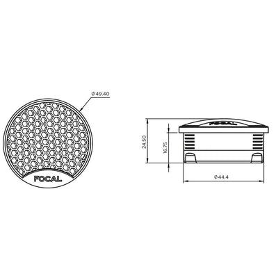 Juego de altavoces Focal-Slatefibre PS165SF-6,5" (16,5cm)-Masori.de