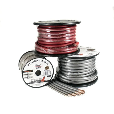 Cable de alimentación Four Connect-Stage2 10mm² OFC Ultra-Flex 50m-10mm²-Masori.de