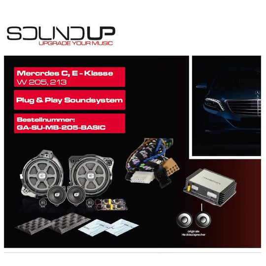 Gladen-Sound Up MB 206 Basic-Mercedes-Complete-Set-Masori.de