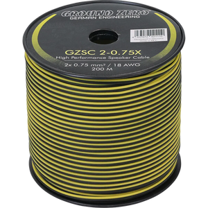 Ground Zero-GZSC 2-0,75X-2x0,75mm² Cable de altavoz-Masori.de